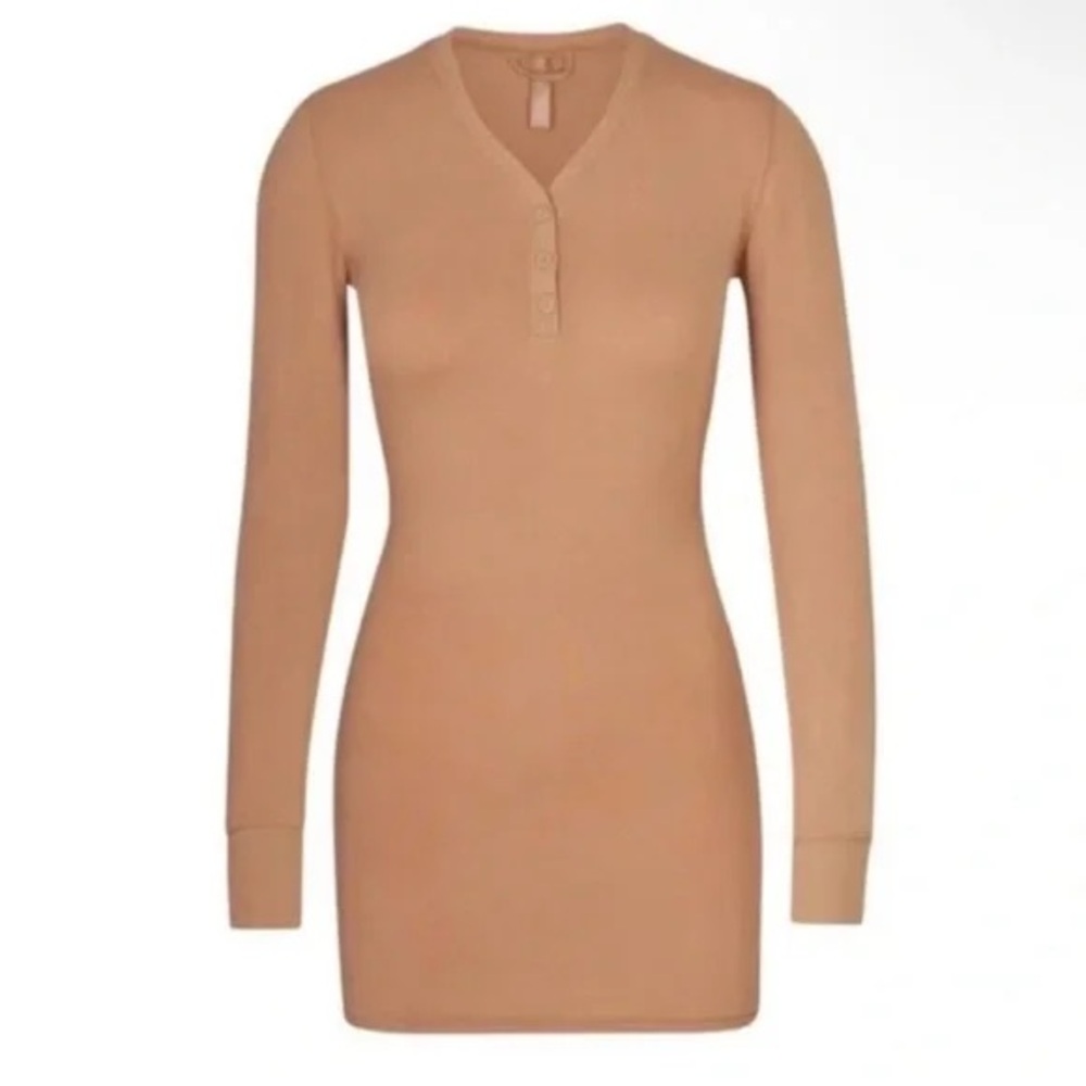 SKIMS Sleep‎ Henley Dress